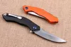 Coltello pieghevole Flipper di alta qualità 440C 58HRC Lama satinata G10 Maniglia EDC Coltelli tascabili Coltelli regalo