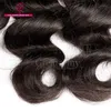 Greatemy Hair Products 100% Brasilianska Hårväft 3st / Lot Remy Human Hair Weft Loose Deep Wave Drop Ship Natural Färg Dysable USA Sälj