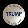 4 pcs Hillary Clinton and Donald Trump USA president candidate 24 k gold silver plated metal souvenir American coin brand new8130287