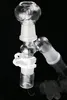Set adattatori in vetro 14mm 18mm Femmina per gorgogliatore di tubi dell'acqua per piattaforme petrolifere fumanti di tre dimensioni