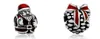 フィットPandoraブレスレットブラックホワイトエナメルフラワーシルバーチャームビーズのダンガンチャームビーズ卸売Diyヨーロッパのスターリングネックレスジュエリー