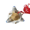 Freeshipping Mehrfarbendüse 3 IN 1 Out Extruder Mix-Color 0,4 mm Hotend für Prusa I3 Rostock CNC 3D-Drucker-Heizpatrone 40 W 24 V