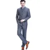 Men's Suits & Blazers Wholesale- Men's Suit Collar Chinese Tunic Professional Tai Chi Formal Occasions Two-piece Single-breasted Suit1