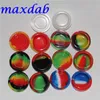 Nonstick Wax Containers Holder Food Foticon Box Dabber Jars Dab Słoik do przechowywania 3 ml krzemowy pojemnik Dabber narzędzie Vaporyzer 8249107