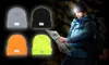 5 LED Beanies Headlamp Winter Hands Free Unisex Lighted Camping Hat Power Stocking Cap Hat 10pcs/lot Free Shipping