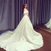 2016 Nowy Bez Rękawów Bateau Suknie ślubne Linia Z Drapowaną Kokardą Taffeta Podłoga_Length Plus Size Seksowne suknie ślubne WO7