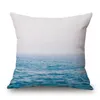 Ocean Sea Cushion Cover Marine Sofa Stol Kasta kuddfodral Nautiskt ankare Almofada dekorativ bomullslinne cojines258b