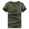 Herr t-shirts s-5xl man tshirts nya mode m￤ns o-krage kort ￤rm pritting bomull casual mens t shirt 4 f￤rger nyp010