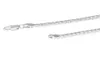 Nya ankomster kvinnor 6mm Hela sidled silverhalsband 925 Sterling Silver Fashion Jewelry Women Män Länk Chain Necklace250y