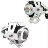 2016 Moda Motocykl Konwersja Reflektor LED Super Bright Spotlights U5 Transformatory Laser Cannon Convering Strobe Black Silver Color