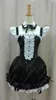 Populär anime kaningirl klänning super sonico sonico rabbitgirl maid dress cosplay kostym skräddarsydda