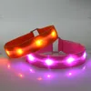 LED luminous arm with outdoor sports lighting wrist strap with a single flash arm can be customized logo Bracelet