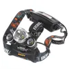 5000 Lumen 3T6 Boruit Head Light Lampada frontale Lampada frontale per esterni Lampada frontale Ricaricabile con 2 batterie 18650 Pesca Campeggio