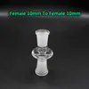 Cam Adaptör Dönüştürücü 10mm 14mm 18mm Erkek Dişi 10mm 14mm 18mm Erkek Dişi Cam Adaptörler Su Bongs Dab Kuleleri Kuvars Banger