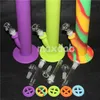 Hookahs Silicone Water Pijpen Hoge Kwaliteit Onbreekbare Pijp voor Roken Droog Herb Bong en Duurzame VS Gratis DHL