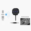 Поддержать Siri Handsfree Wireless Bluetooth Car Kit 3,5 мм Aux O Music Receiver Hands Бесплатный динамик 2.1A USB Car Charger6829730