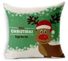 Federa per cuscino a tema natalizio da 180 g Fodere per cuscino per pupazzo di neve di Babbo Natale Federa per cuscino regalo di buon Natale Miglior regalo per i bambini