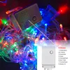 LED-remsor 10m sträng dekoration ljus 110V 220V för fest bröllop LED Twinkle Lighting Christmas Decoration Lights String