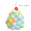 50 sztuk / partia Ekologiczne Kolorowe Miękkie Plastikowe Wody Basen Ocean Wave Ball Baby Śmieszne Zabawki Stresowe Powietrze Ball Outdoor Fun Sports