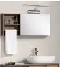 Lámparas de pared modernas de 5W, 400mm/7W, 550mm, luces de decoración de acero inoxidable montadas en la pared, lámparas de pared con interruptor 01