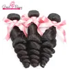 2pcs Mink extensões do cabelo brasileiros soltos Wave com Lace frontal Encerramento 13x4 Grande Mink Virgin Humano Pacotes cabelo com orelha a orelha Frontais