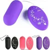 Ägg Trådlös fjärrkontroll Egg Multi-hastighet Massager Vibrator Vibrerande sexhjälpleksak #R410