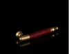 Removable Brass Pull Rod Cigarette Holder Red Sticks Solid Wood Tobacco Rod Mini Portable Straight Filter Pipe