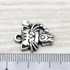 MIC 100pcs Ancient silver zinc alloy Singlesided cute cat Charm Pendants 18x 19mm DIY Jewelry A1105581561
