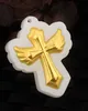 Goud Inlaid Jade Gunstige Kruis Hanger Ketting en Hanger (Jezus Christus)
