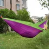 Ganze Tragbare Nylon Fallschirm Doppel Hängematte Garten Outdoor Camping Reise Überleben Hängematte Schlafen Bett1487092