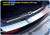عالية الجودة من الصلب المقاوم للصدأ الجذع الخلفية لوحة حارس أبلى، لوحة زخرفية، لوحة واقية مع شعار AUDI Q5 2009-2015