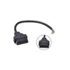 5 pc OBD OBD2 16Pin Feminino Extensão Cabo de Abertura de Interface de Diagnóstico Do Carro Conector OBD II Feminino Conversor OBD2 Cabo Masculino