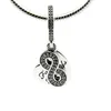 Pandora Charms Bracelet 100％925スターリングシルバービーズ永遠の友達、クリアCZダンチペンダントDIYの魅力1ピース/ロット