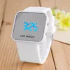 Blue mirror, electronic LED, luminous, Korean version, children watch, men and women watch, student jelly Watch