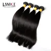 Maleisisch Steil Haar Grade 8A Onverwerkte Maleisische Menselijk Haar Weave Bundels Maleisische Hair Extensions 3pcs Lot Natural Black kan worden geverfd