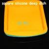 prix usine 8 * 8inch Deep Dish carré Pan 8.5 "contenants en silicone antiadhésifs Concentré d'huile BHO plateau en silicone