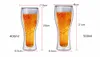 Jankng 1 stks Clear Onbreakable Silicone Clear Cup Rode Wijn Dubbele Wall Glass Bier Cup Whisky Cups Glaswerk Bar Travel Fles Gratis schip
