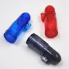 Snuff Snorter Acrylic Bullet Rocket Smoking Pipes Bottle Portable Dispenser Mix Colors