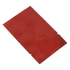 400 Pz/lotto Rosso Foglio di Alluminio Sottovuoto Open Top Pacchetto di Conservazione Degli Alimenti Sacchetti Per Noci Snack Tè Imballaggio Sigillo di Calore Mylar Pack Sacchetti borsa