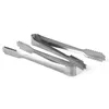 300 stks Nieuwe Rvs Barbecue BBQ Clip Bread Food Ice Clamp Ice Tong Tool Tool Bar Keuken Accessoires Groothandel ZA0794