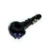 Special 3.7 inch lilac flower branch tobacco glass pipe for smoking daily use