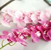 Echte touch orchideeën 72cm kunstbloemen simulatie prinses vlinder orchidee phalaenopsis voor bruiloft bloem 7 kleuren rubberen coating PF13