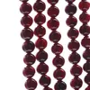 Natural Red Garnet Okrągły Luźne Kamień Koraliki 6mm-10mm Fit Biżuteria DIY Naszyjniki lub Bransoletki Darmowa Wysyłka