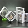 Brand Factory Supply PET Transparent Membrane Jewelry Display Stand Holder Packaging Box Protect Jewellery Floating Presentation Case