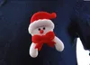 Cartoon Santa Claus LED Blinkt Leuchtende Brosche Pins Kinder Kinder Leuchten Abzeichen Spielzeug Geschenk Glow Party Liefert Weihnachten