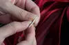 -Nail Art False Nails- 500 İpuçları Stiletto kavisli açık Fransız tırnak ipuçları Trace profesyonel olmayan yapay tırnakları katlayın188a
