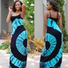 Kvinnor Ärmlös Sommar Froal Bohemian Lång Elegant Casual Party Denim Arbeta för klänningar Maxi Beach Dress Fashions Bodycon Dresses