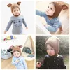 Nouveau automne hiver mignon infantile bébé dessin animé cerf oreilles chapeau enfants bonnet tricoté filles garçons chaud bonnets enfant bébés chapeaux M73