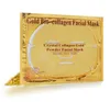 24K Gold Powder Bio Collagen Mask Albumen Crystal facial Mask Girl Woman Skin Care Gel face mask masks Facial Peels Free DHL