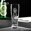 Custom Logo Artificial Blowing Beer Cup Lead Free Beer Glass